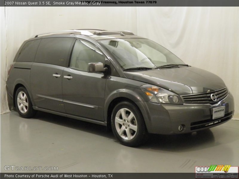 Smoke Gray Metallic / Gray 2007 Nissan Quest 3.5 SE