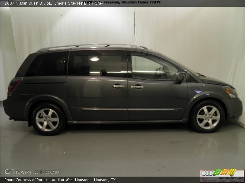Smoke Gray Metallic / Gray 2007 Nissan Quest 3.5 SE
