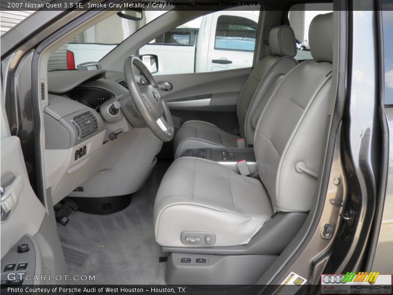 Smoke Gray Metallic / Gray 2007 Nissan Quest 3.5 SE