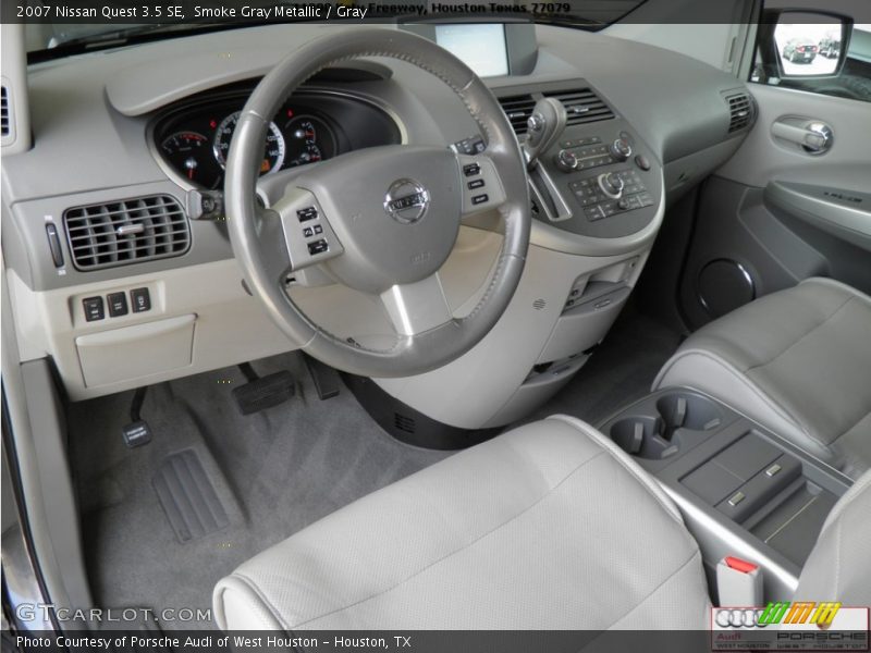 Smoke Gray Metallic / Gray 2007 Nissan Quest 3.5 SE
