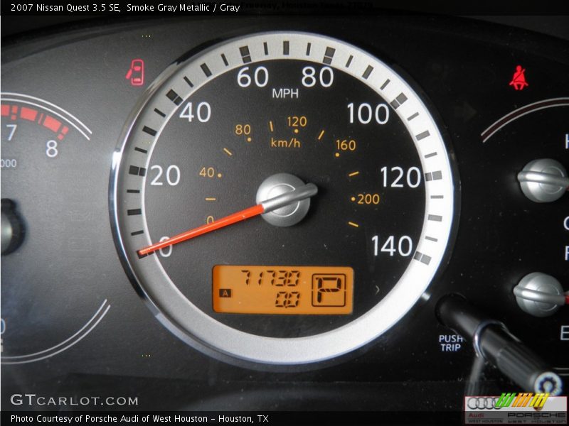 Smoke Gray Metallic / Gray 2007 Nissan Quest 3.5 SE