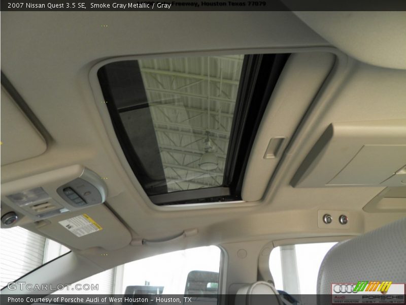 Smoke Gray Metallic / Gray 2007 Nissan Quest 3.5 SE