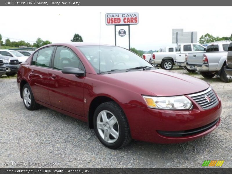 Berry Red / Gray 2006 Saturn ION 2 Sedan