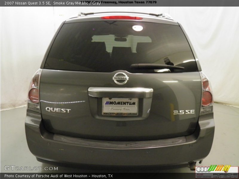 Smoke Gray Metallic / Gray 2007 Nissan Quest 3.5 SE