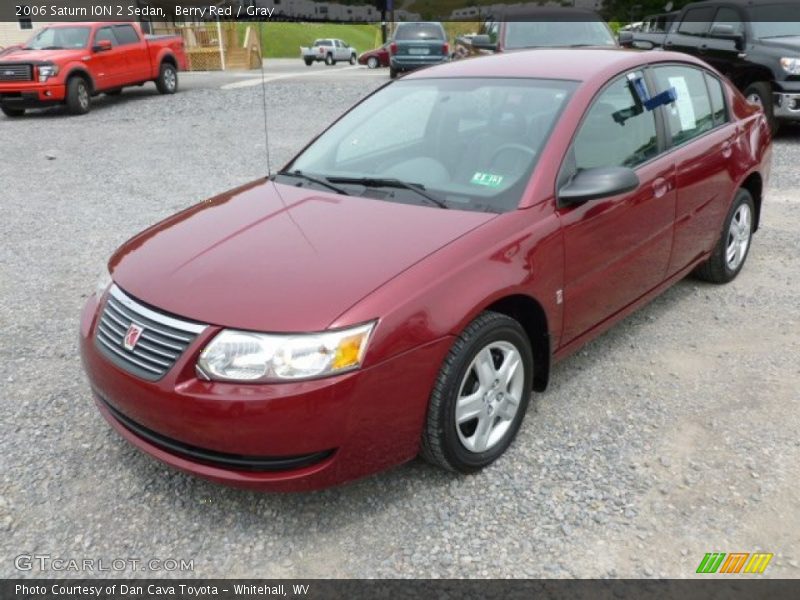 Berry Red / Gray 2006 Saturn ION 2 Sedan