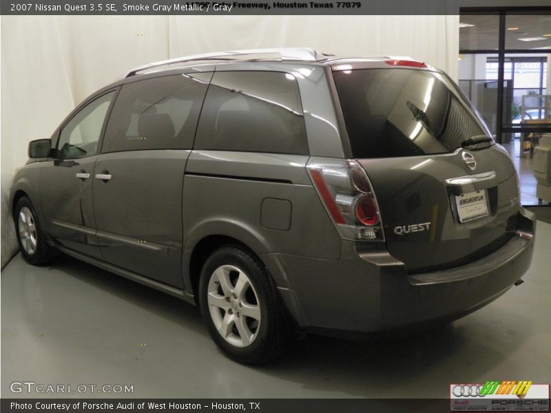 Smoke Gray Metallic / Gray 2007 Nissan Quest 3.5 SE