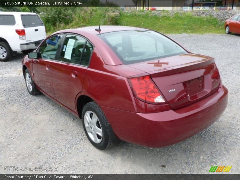 Berry Red / Gray 2006 Saturn ION 2 Sedan