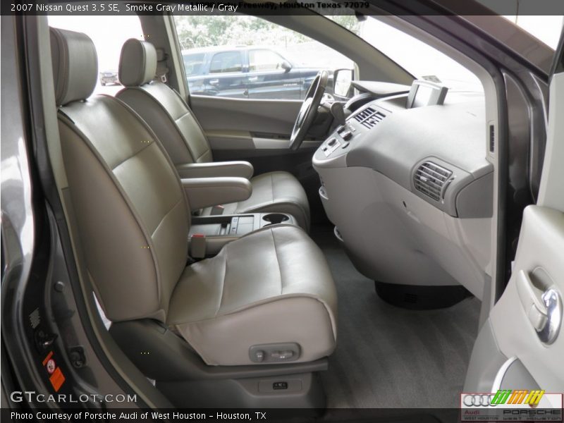 Smoke Gray Metallic / Gray 2007 Nissan Quest 3.5 SE