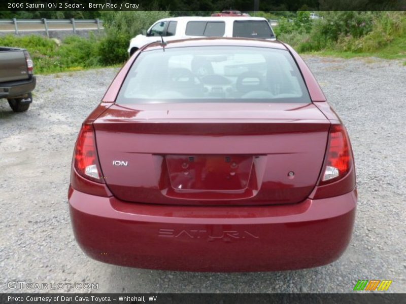 Berry Red / Gray 2006 Saturn ION 2 Sedan