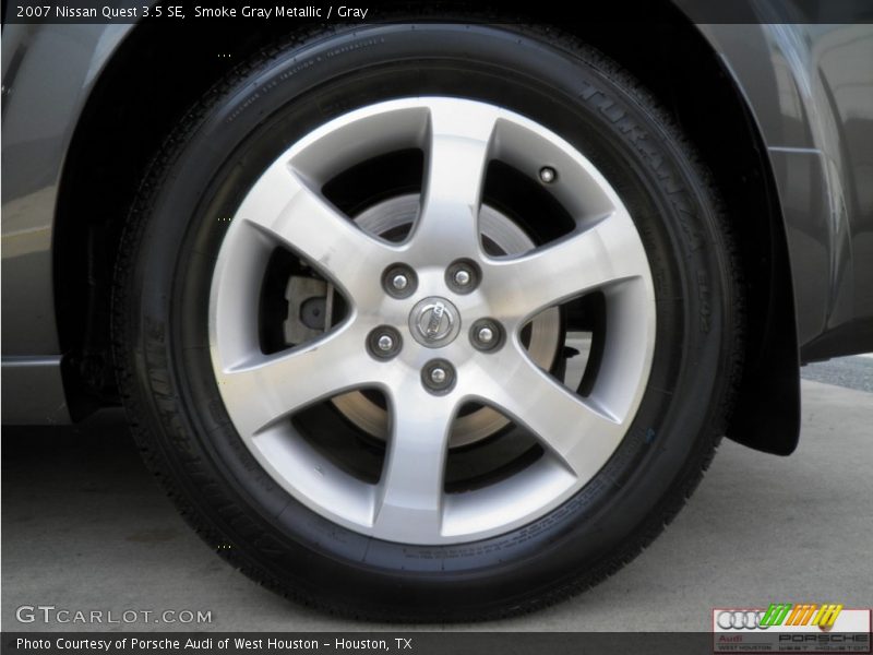 Smoke Gray Metallic / Gray 2007 Nissan Quest 3.5 SE