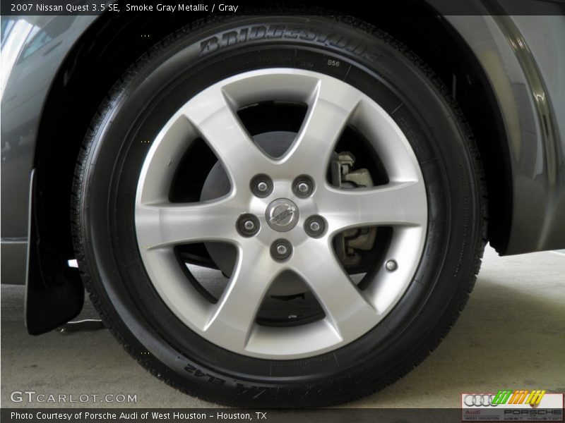Smoke Gray Metallic / Gray 2007 Nissan Quest 3.5 SE