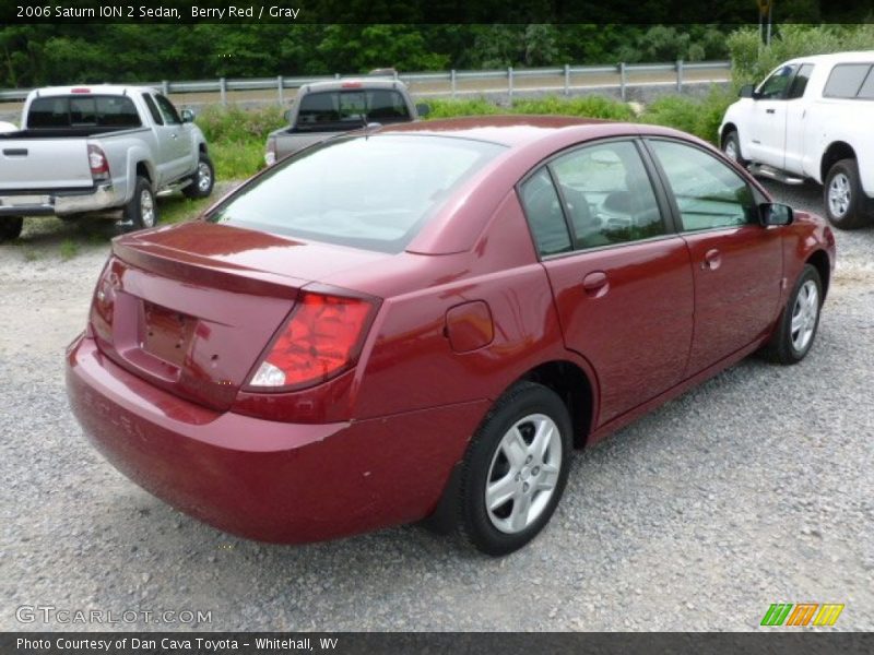 Berry Red / Gray 2006 Saturn ION 2 Sedan