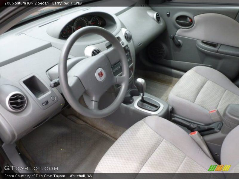 Berry Red / Gray 2006 Saturn ION 2 Sedan