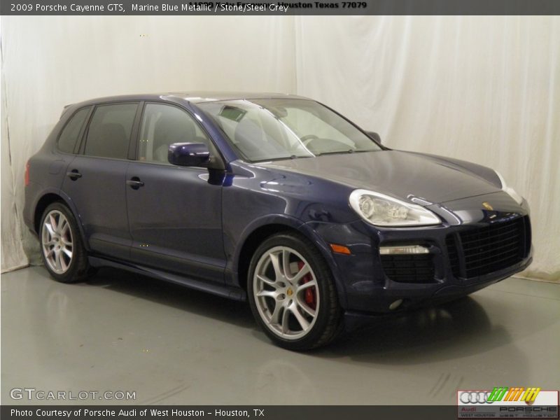 Marine Blue Metallic / Stone/Steel Grey 2009 Porsche Cayenne GTS