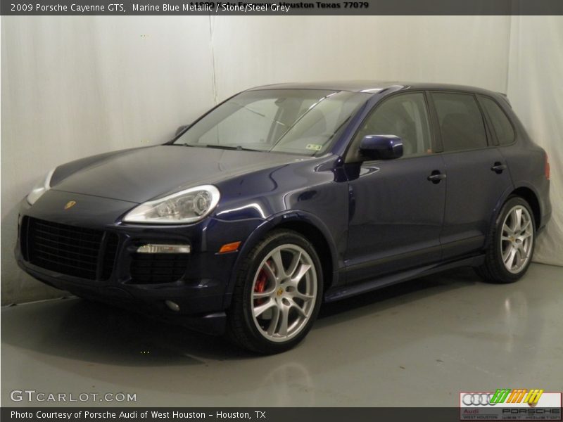 Marine Blue Metallic / Stone/Steel Grey 2009 Porsche Cayenne GTS
