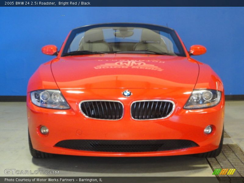 Bright Red / Black 2005 BMW Z4 2.5i Roadster