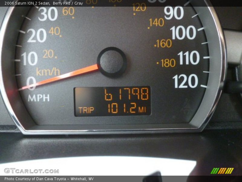 Berry Red / Gray 2006 Saturn ION 2 Sedan