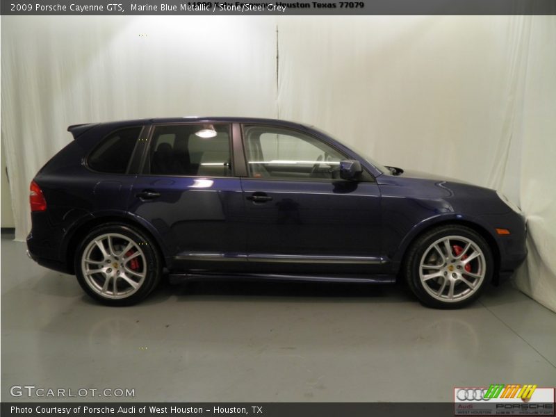 Marine Blue Metallic / Stone/Steel Grey 2009 Porsche Cayenne GTS