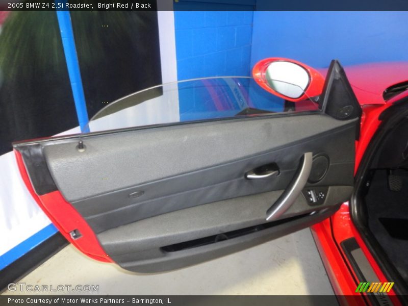 Bright Red / Black 2005 BMW Z4 2.5i Roadster