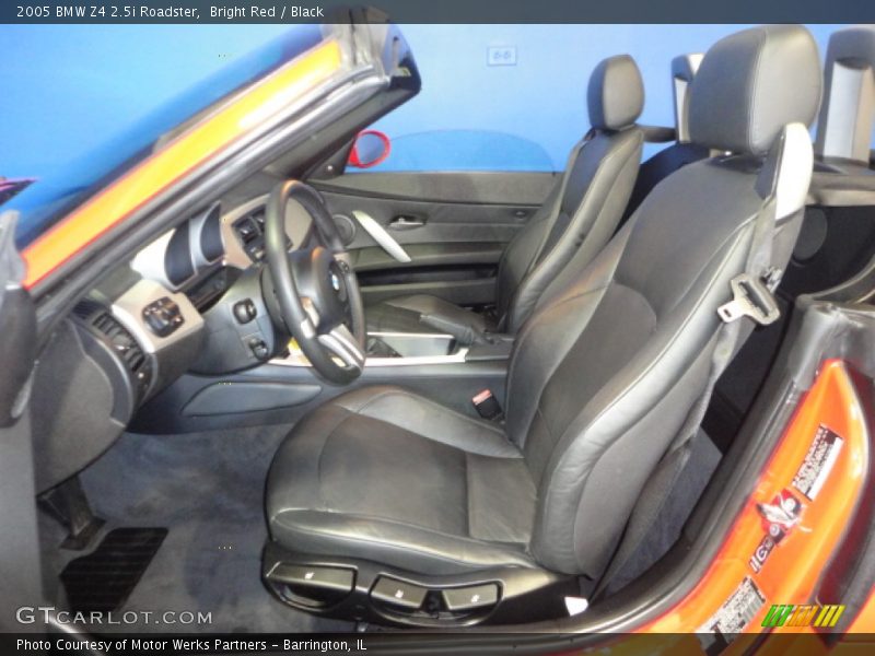 Bright Red / Black 2005 BMW Z4 2.5i Roadster
