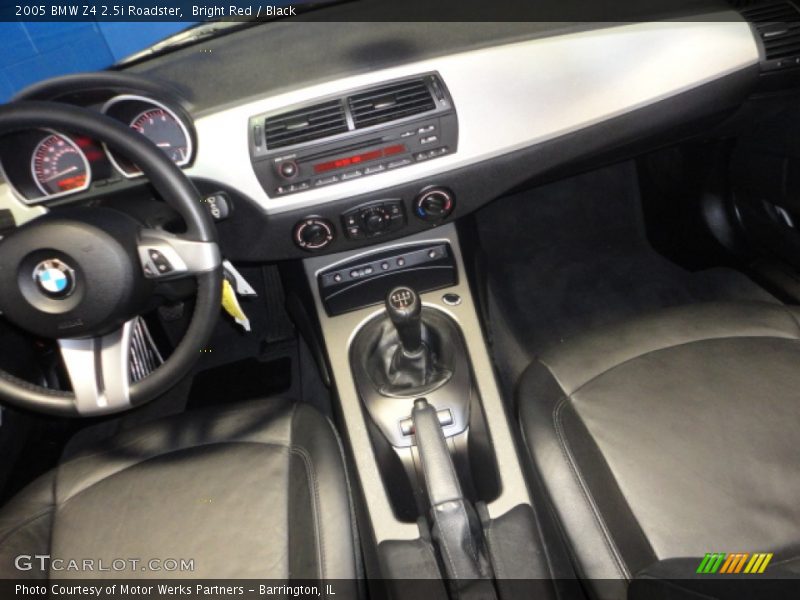 Bright Red / Black 2005 BMW Z4 2.5i Roadster