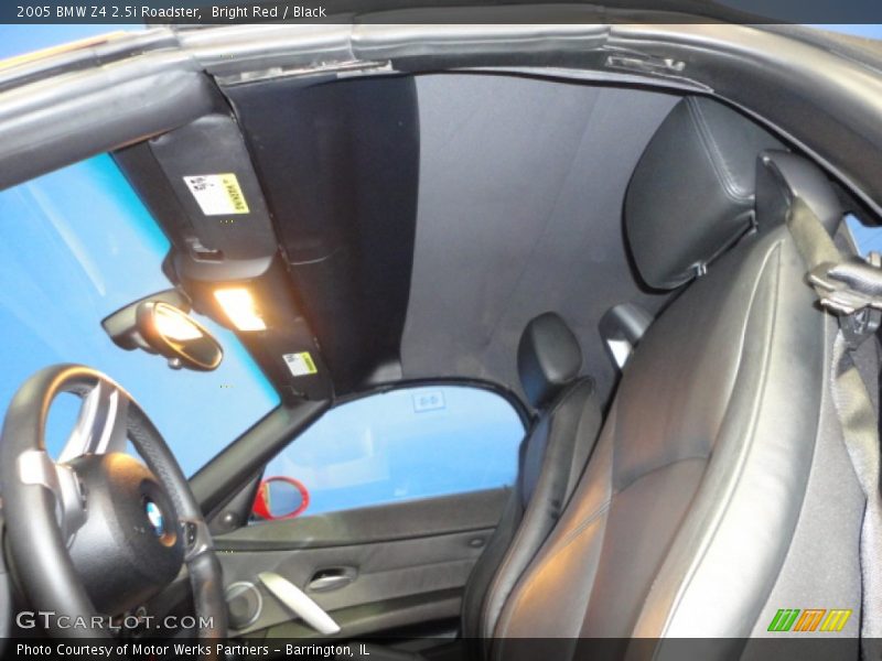 Bright Red / Black 2005 BMW Z4 2.5i Roadster