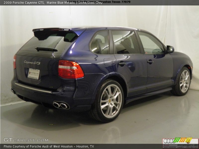 Marine Blue Metallic / Stone/Steel Grey 2009 Porsche Cayenne GTS