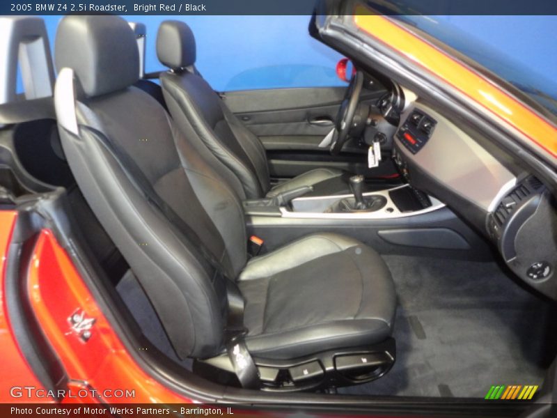 Bright Red / Black 2005 BMW Z4 2.5i Roadster