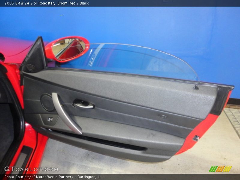 Bright Red / Black 2005 BMW Z4 2.5i Roadster