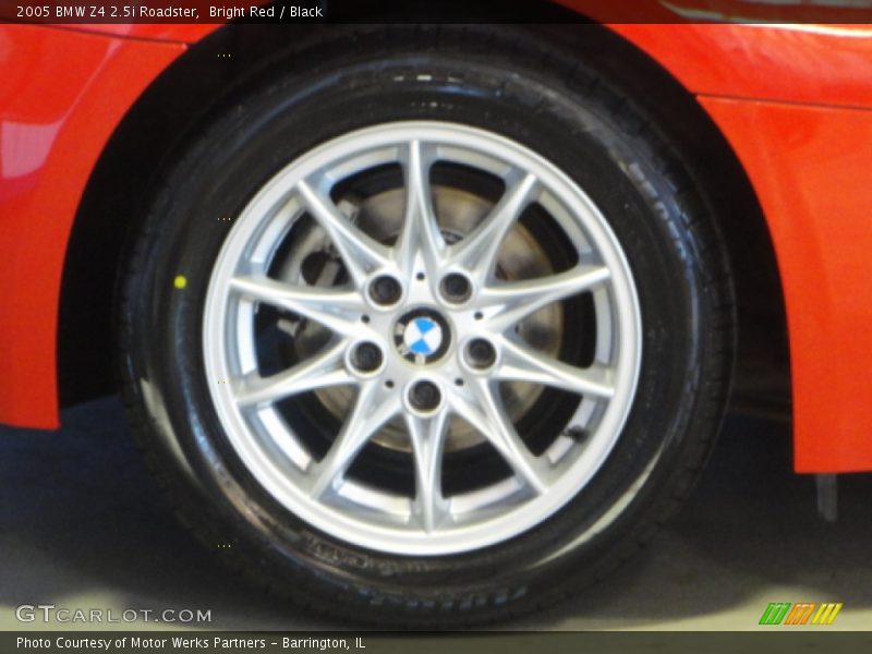 Bright Red / Black 2005 BMW Z4 2.5i Roadster
