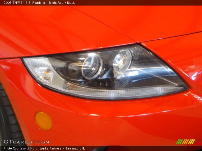 Bright Red / Black 2005 BMW Z4 2.5i Roadster