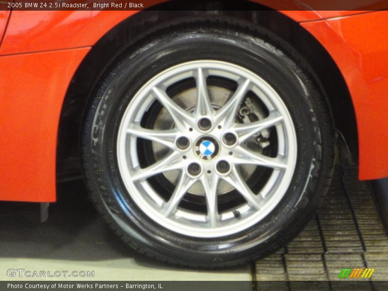 Bright Red / Black 2005 BMW Z4 2.5i Roadster