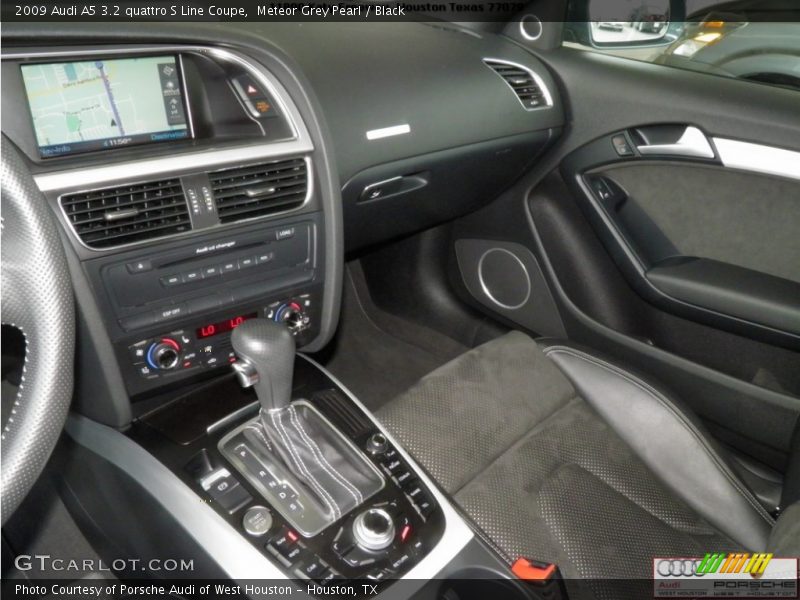 Meteor Grey Pearl / Black 2009 Audi A5 3.2 quattro S Line Coupe