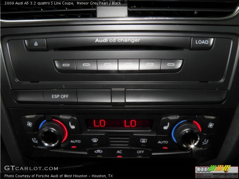 Meteor Grey Pearl / Black 2009 Audi A5 3.2 quattro S Line Coupe