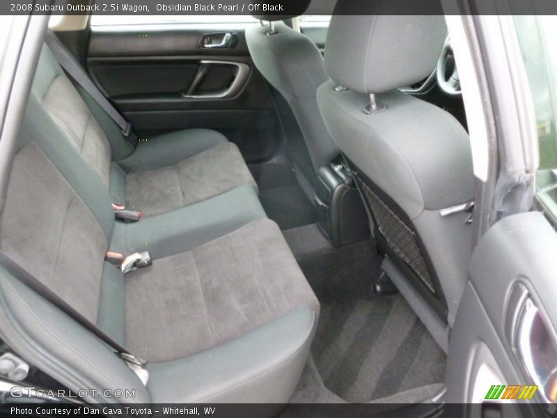 Obsidian Black Pearl / Off Black 2008 Subaru Outback 2.5i Wagon