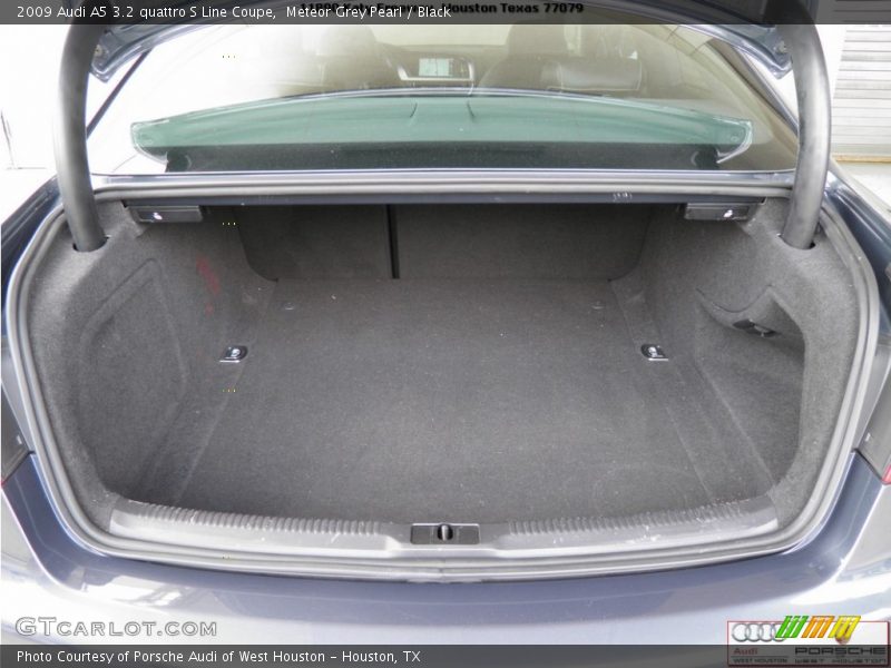 Meteor Grey Pearl / Black 2009 Audi A5 3.2 quattro S Line Coupe