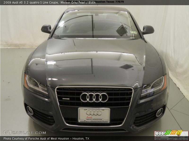 Meteor Grey Pearl / Black 2009 Audi A5 3.2 quattro S Line Coupe