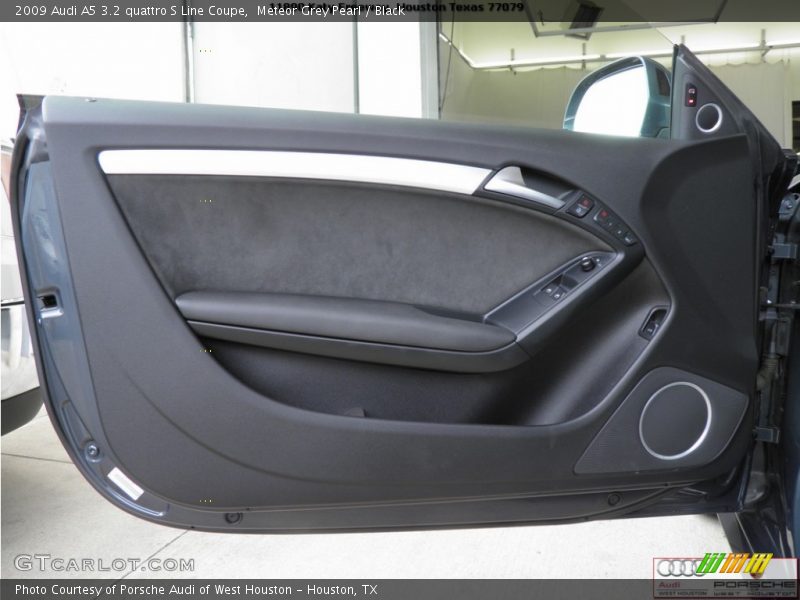 Meteor Grey Pearl / Black 2009 Audi A5 3.2 quattro S Line Coupe