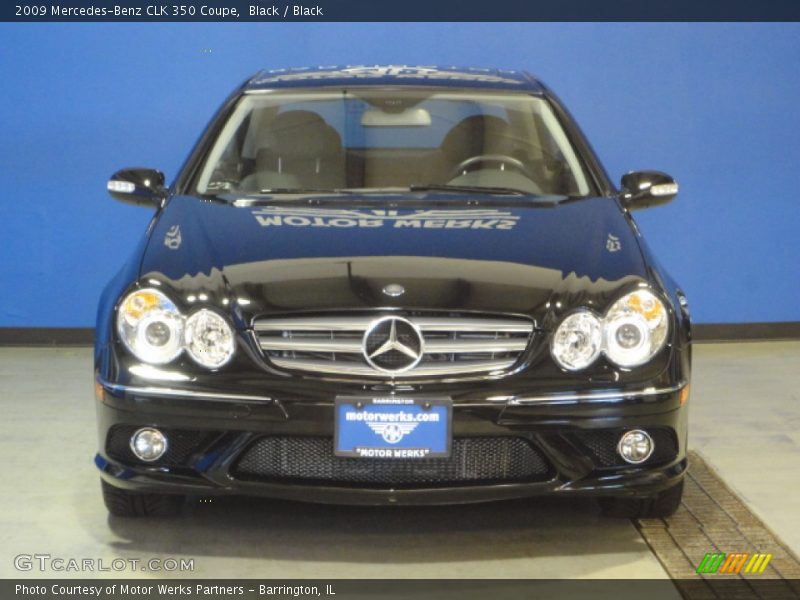 Black / Black 2009 Mercedes-Benz CLK 350 Coupe