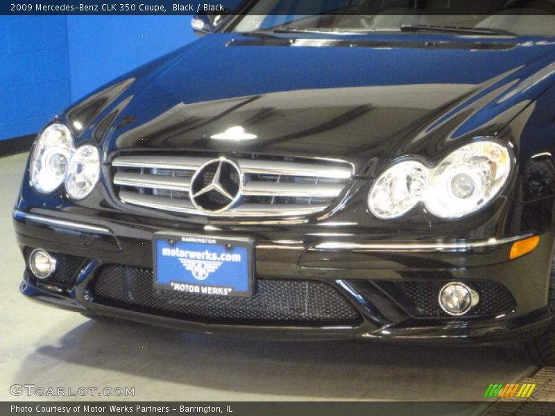 Black / Black 2009 Mercedes-Benz CLK 350 Coupe