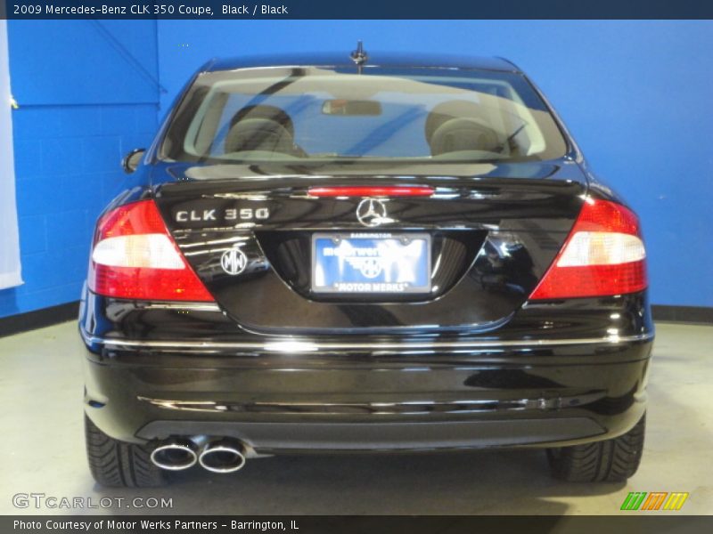 Black / Black 2009 Mercedes-Benz CLK 350 Coupe