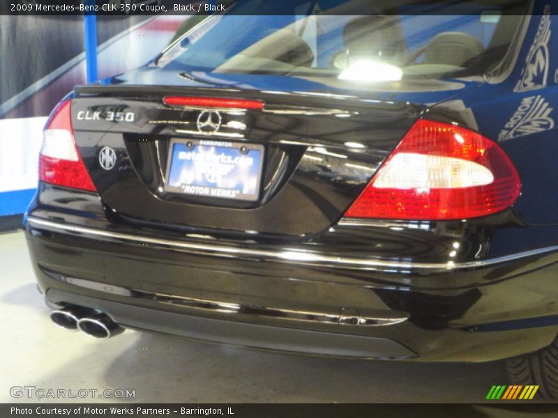 Black / Black 2009 Mercedes-Benz CLK 350 Coupe