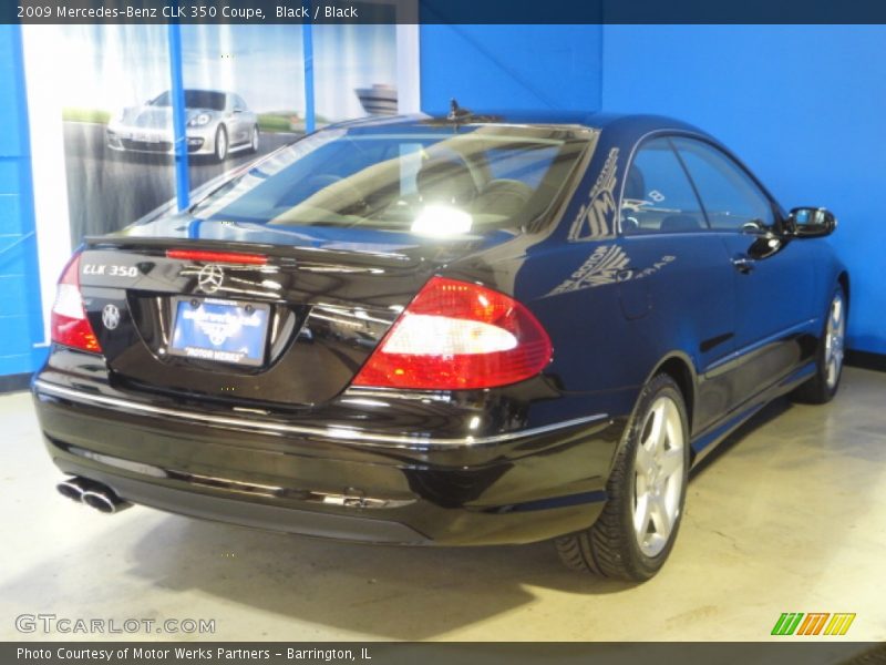 Black / Black 2009 Mercedes-Benz CLK 350 Coupe
