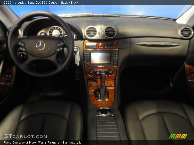Black / Black 2009 Mercedes-Benz CLK 350 Coupe