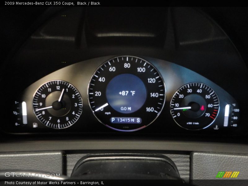 Black / Black 2009 Mercedes-Benz CLK 350 Coupe
