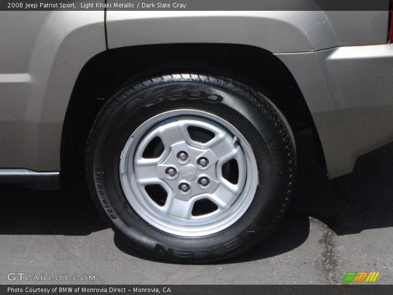 Light Khaki Metallic / Dark Slate Gray 2008 Jeep Patriot Sport