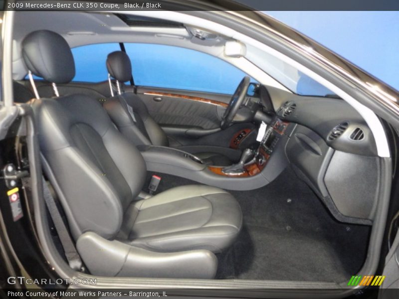 Black / Black 2009 Mercedes-Benz CLK 350 Coupe