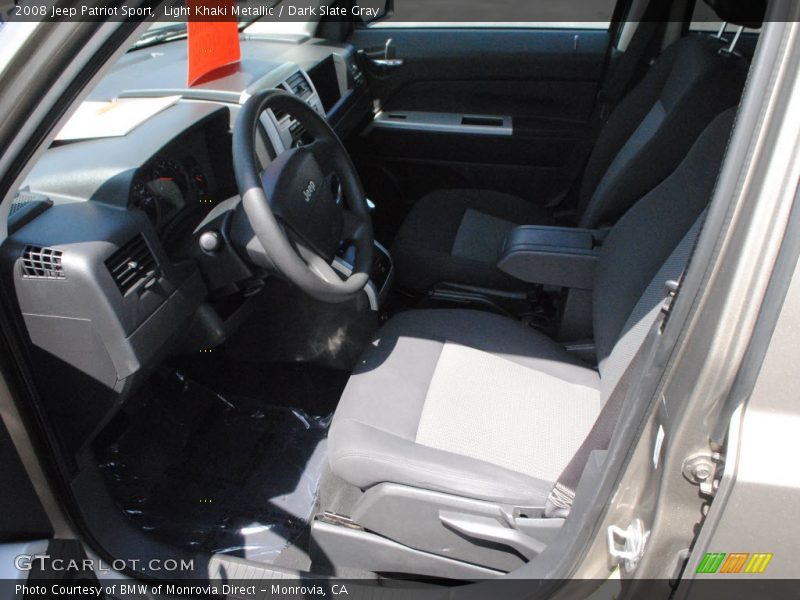 Light Khaki Metallic / Dark Slate Gray 2008 Jeep Patriot Sport