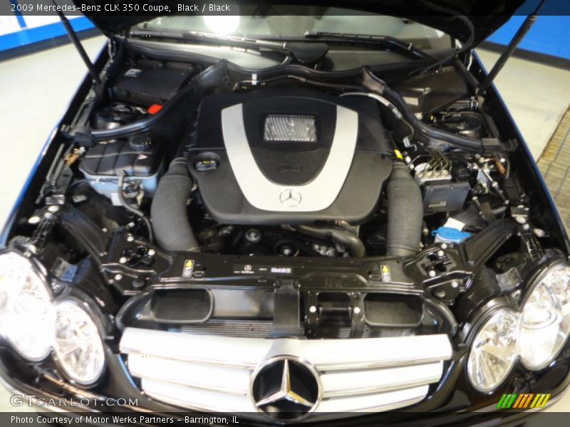 Black / Black 2009 Mercedes-Benz CLK 350 Coupe