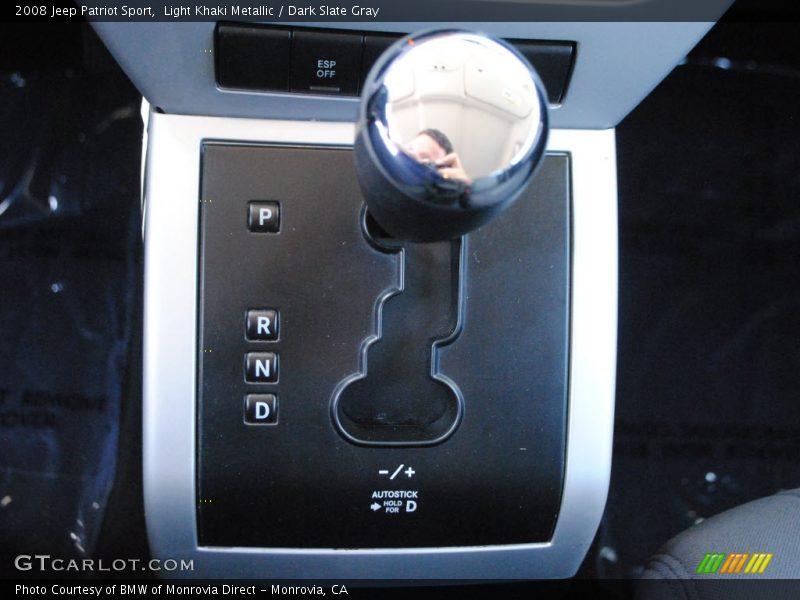 Light Khaki Metallic / Dark Slate Gray 2008 Jeep Patriot Sport